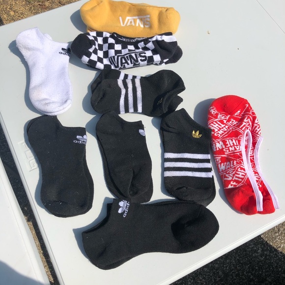 vans and adidas socks